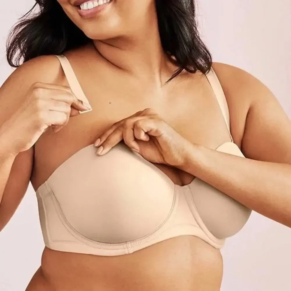 Wacoal 854199 Red Carpet Strapless Underwire Convertible Bra Nude Size 34G NWT